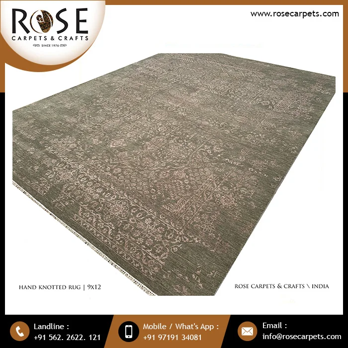 
Hand Knotted Wool Rugs 