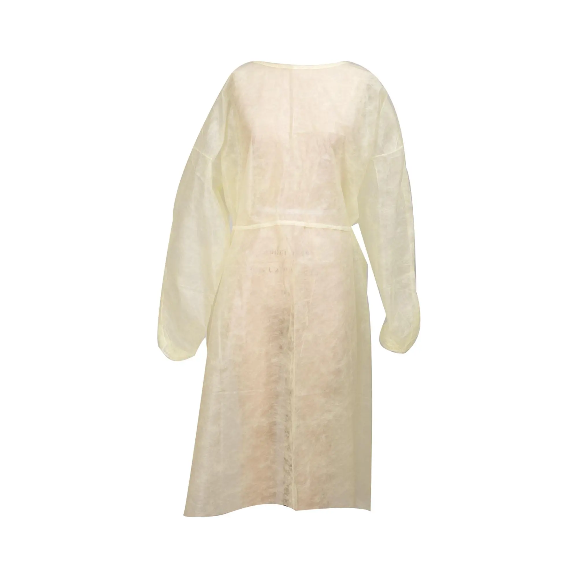 Protective Procedure Gown McKesson X-Large Yellow NonSterile Disposable