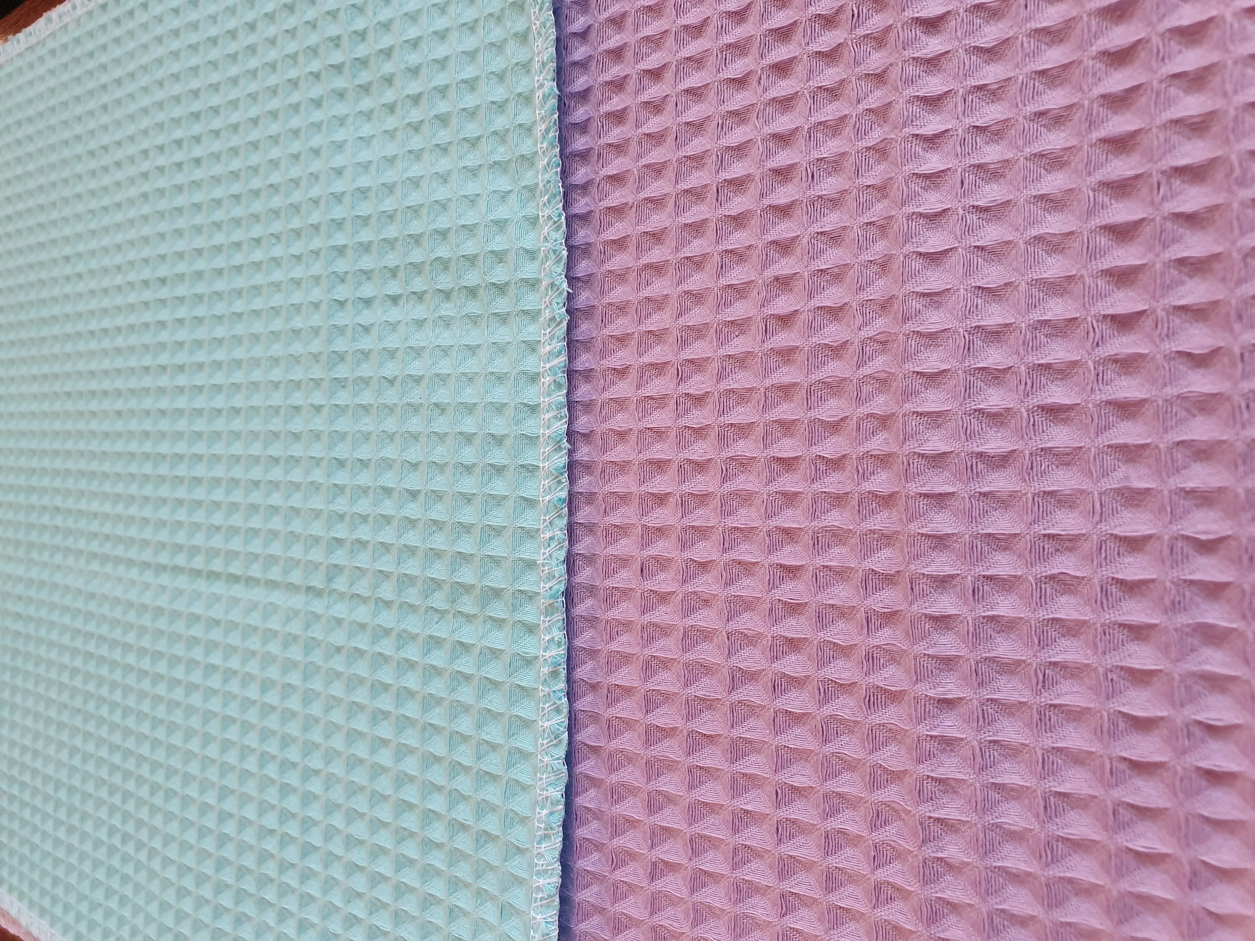 Organic Cotton Woven Waffle Fabric