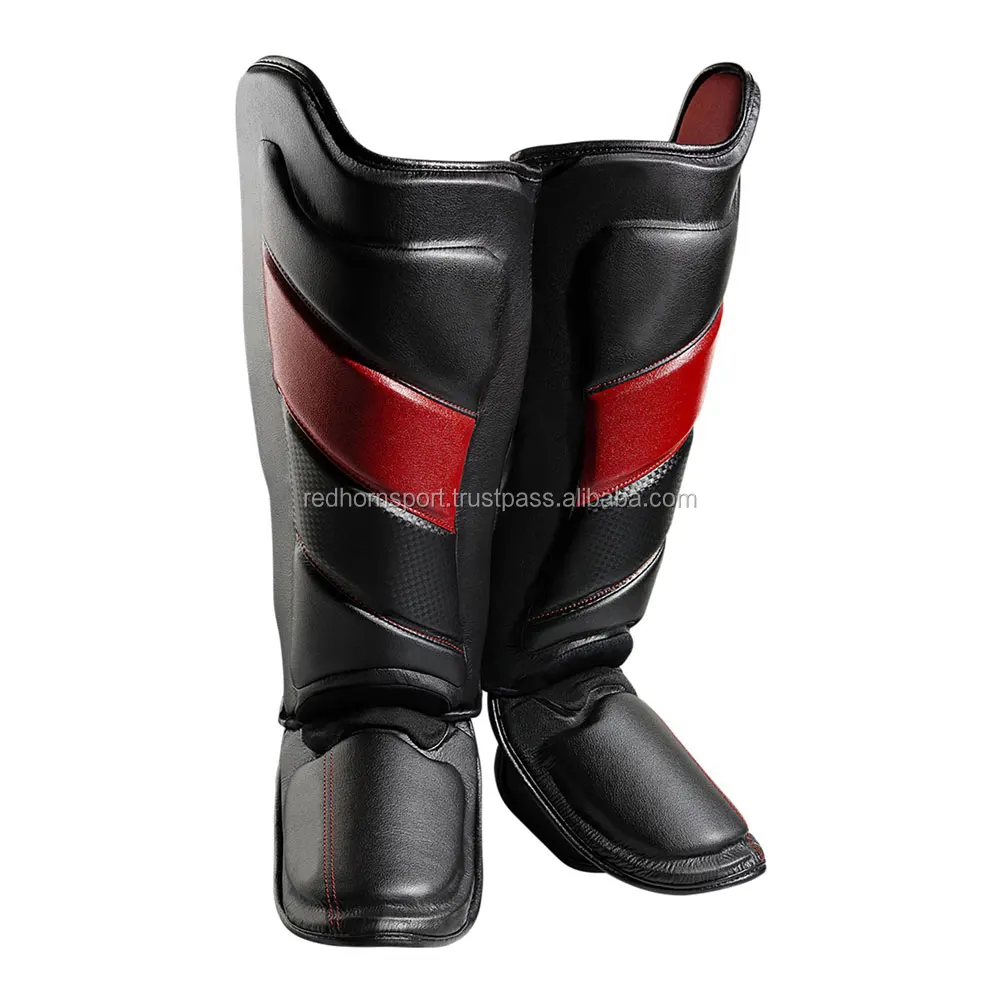 RHS MMA Shin Instep Guard Leg Pads Protective Muay Thai Boxing Training Kickboxing, Boxeo Shin Guards, Custom Shin Protectors