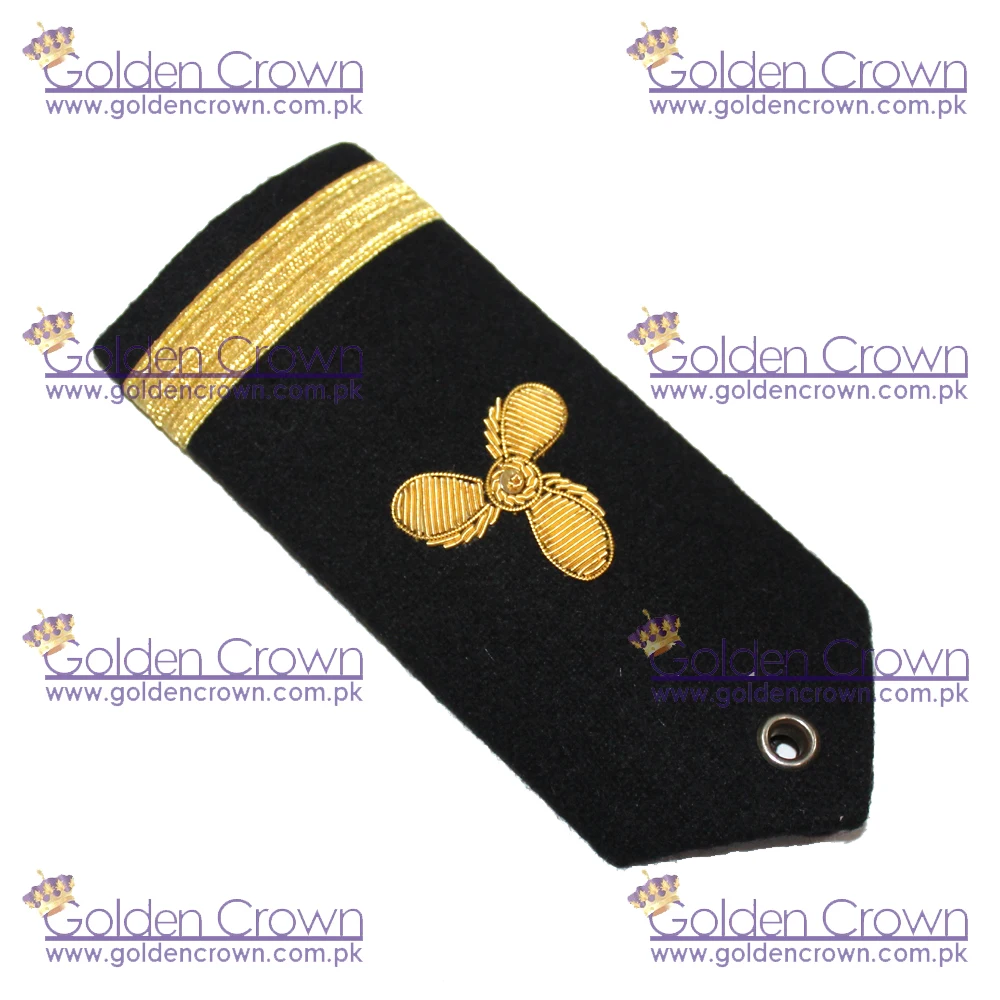 Marine Shoulder Board Pro Merchant puller Engineers Propeller & 1 Stripe | merchant navy marine shoulder boards