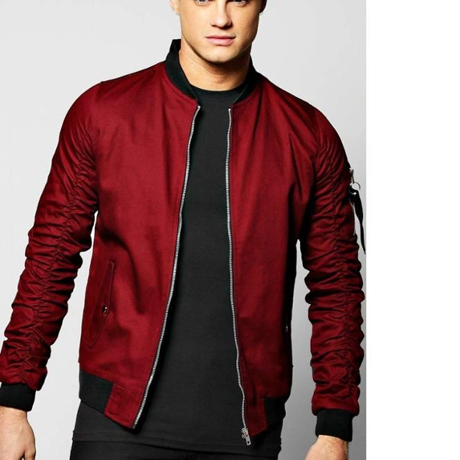 
Мужская молодежная зимняя хлопковая куртка-бомбер с длинными рукавами-парашютами 