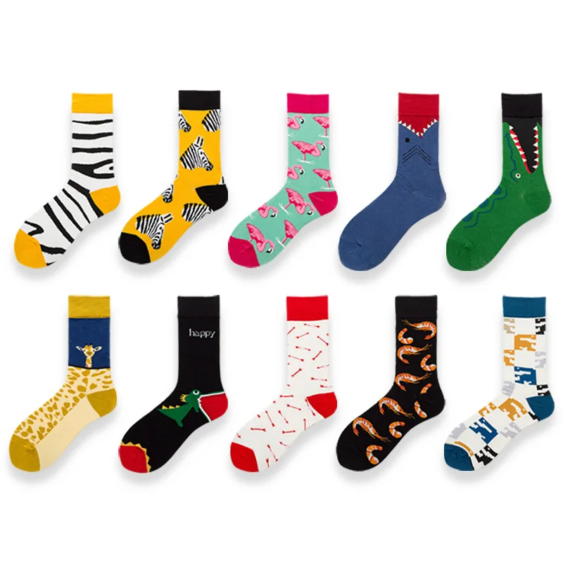 Носки в стиле ретро с этническим принтом, толстые чулки из ворса, женские спортивные цветные носки