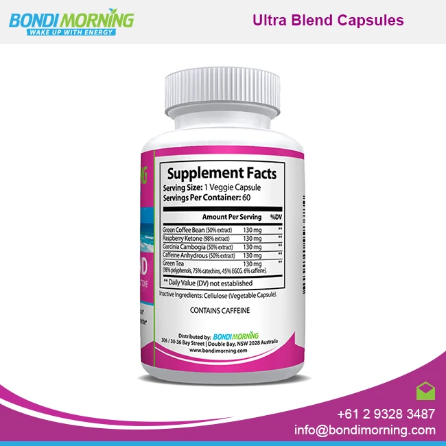 Most Recommended Slimming Natural Fat Burning Ultra Blend Capsules