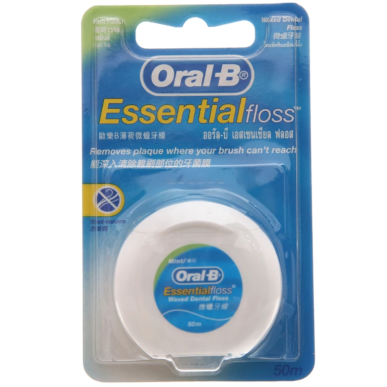 Orallb 5m remove plaque from food left in between teeth dental floss