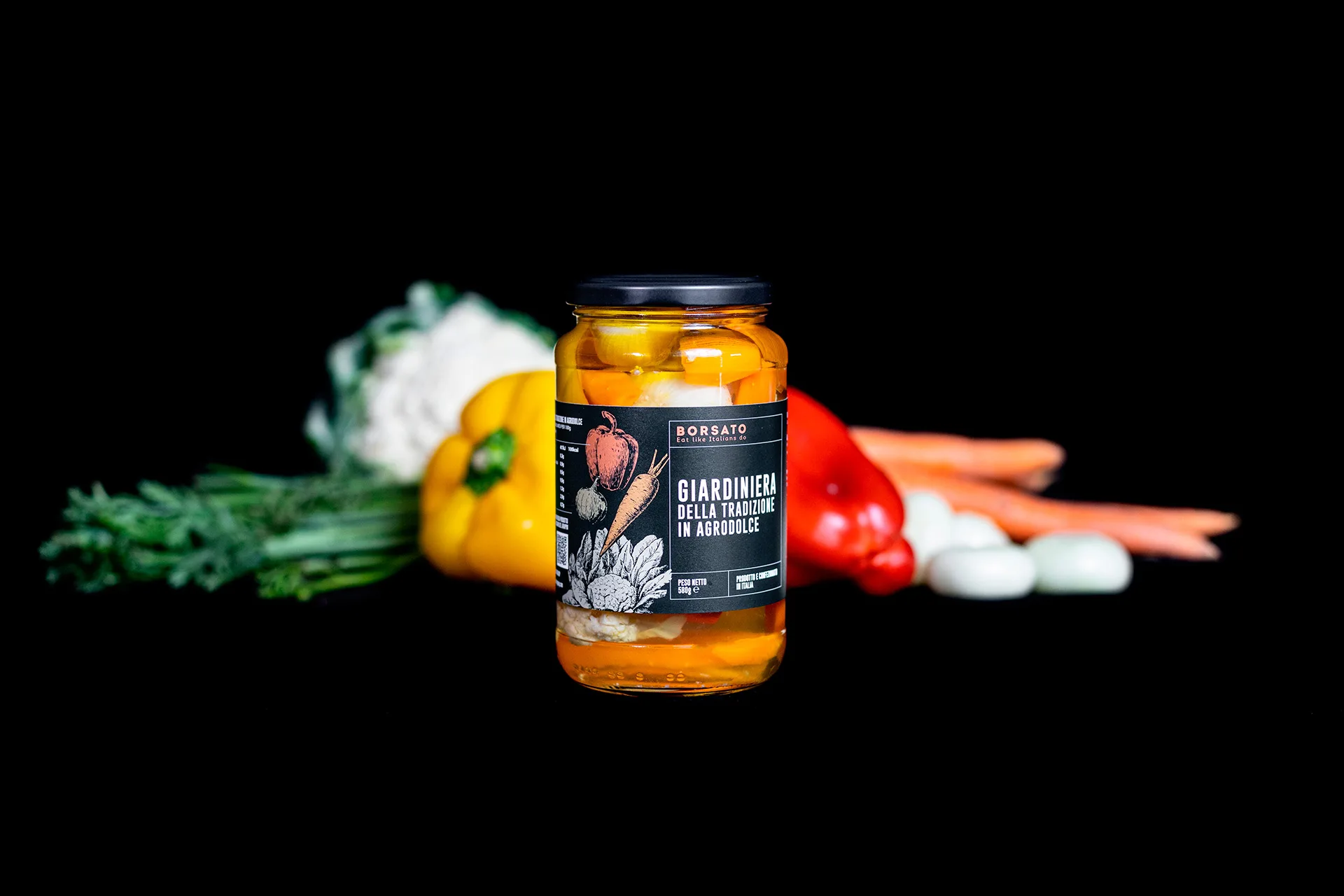 Традиционные «гиардиниера» с лучшими итальянскими овощами