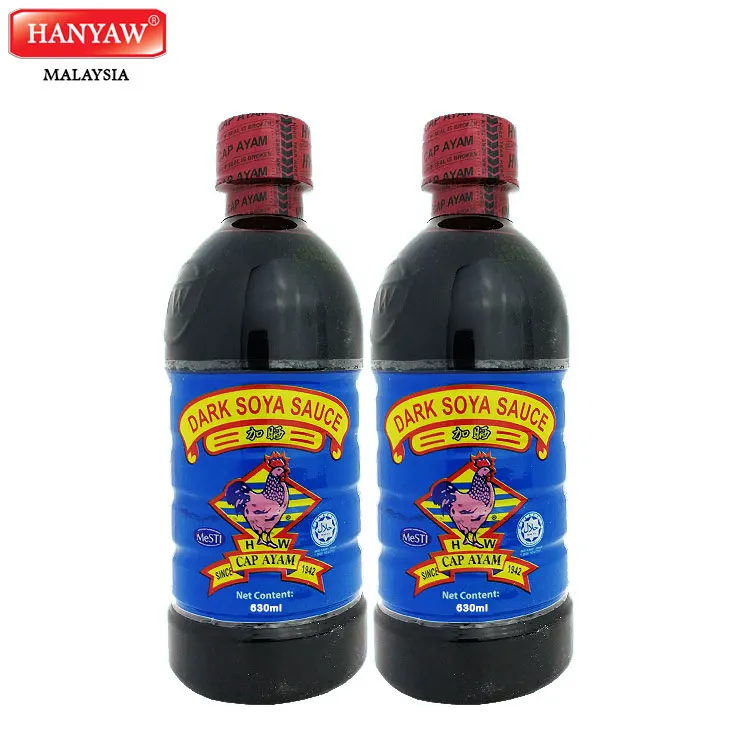 [Malaysia] Fast Shipping + Halal Certified HW Dark Soy Sauce ( 630ml x 12 Bottles / Ctn )