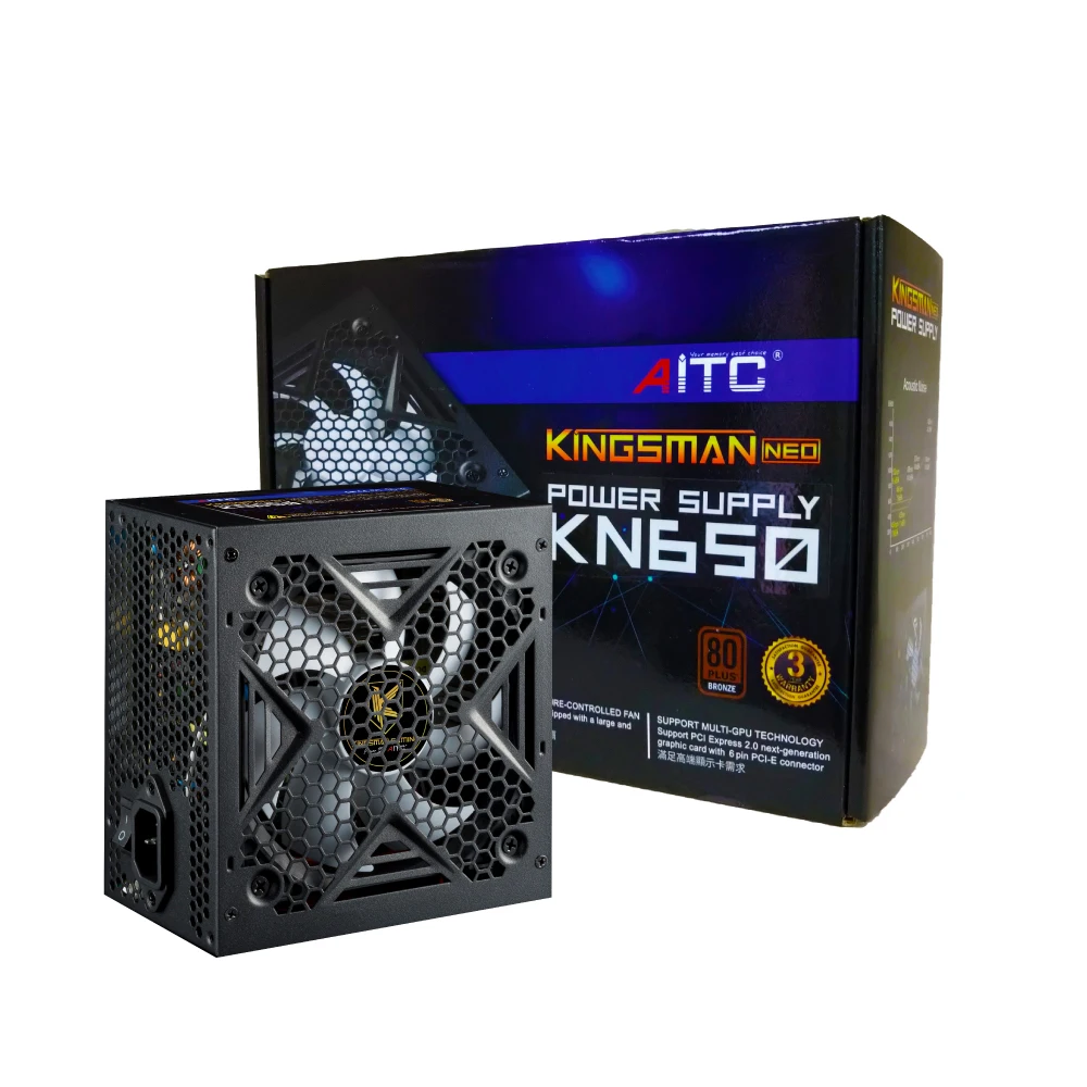 650W ATX PSU 80 PLUS BRONZE power supply for pc