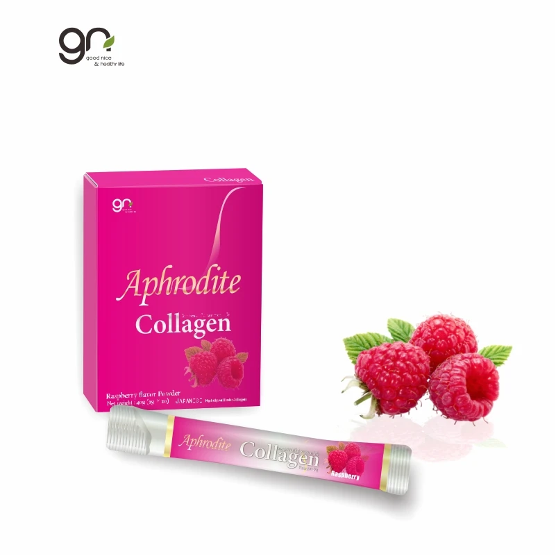 
Beauty product Raspberry with Collagen powder by Japanese Hydrolyzed Fish Collagen keep your skin pure and clear 