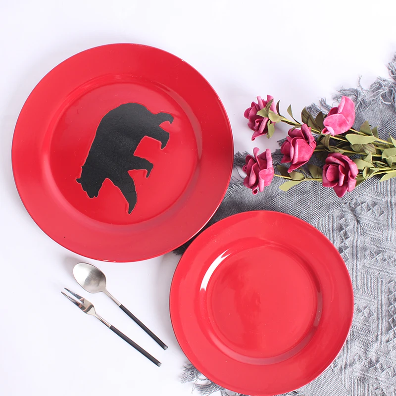 LFGB Standard Luxury Special Lemon Dinner Sets Customized Cookware Melamine Dinnerware Set Melamine Tableware Sets