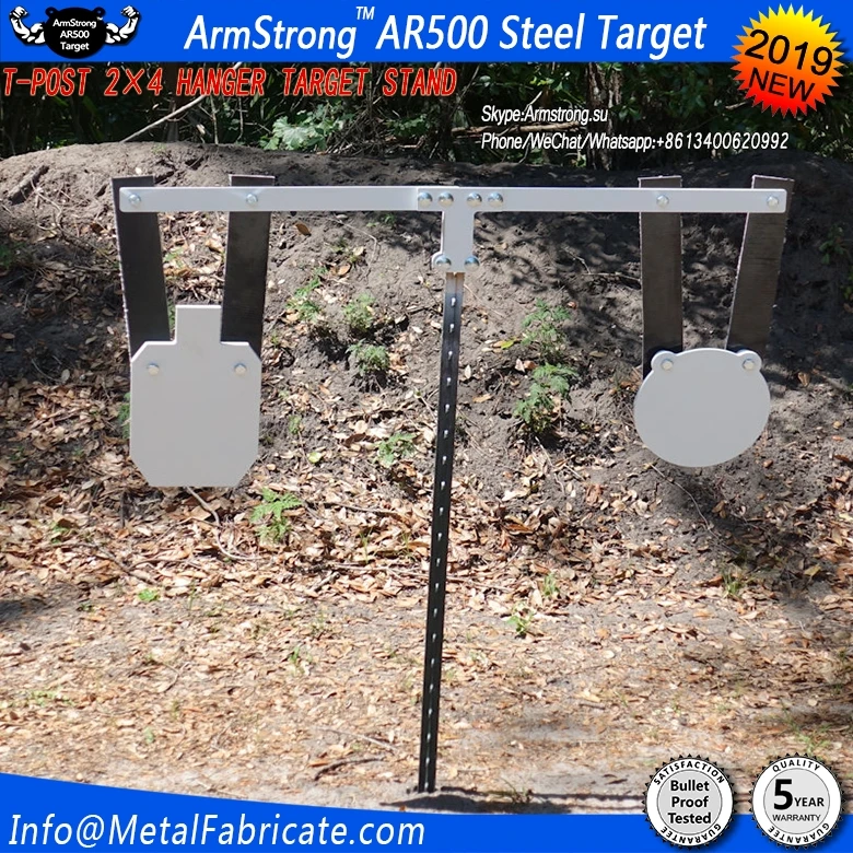 ArmStrong Metal T17 T POST 2x4 HANGER TARGET STAND