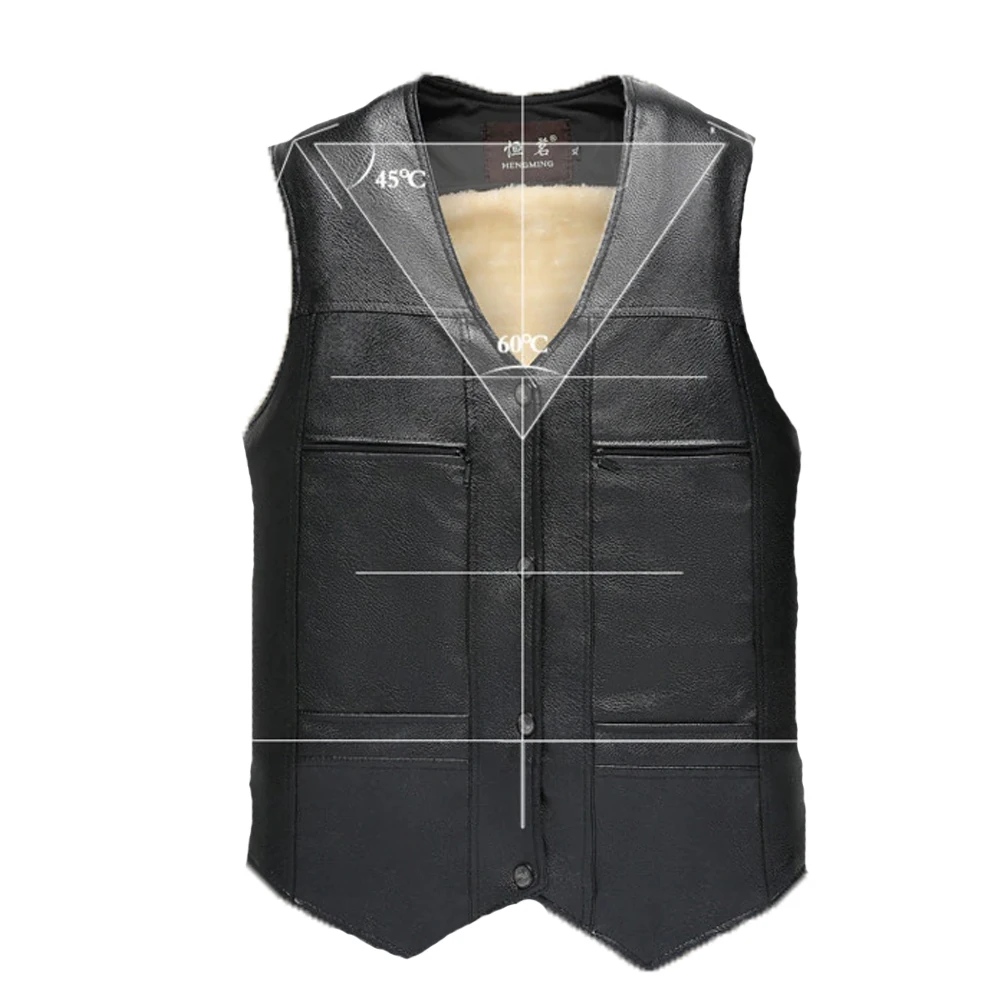 2020 west Лидирующий бренд мужские кожаные жилеты больших размеров из натуральной овечьей кожи жилет мягкие черные мотоциклетная куртка одежда