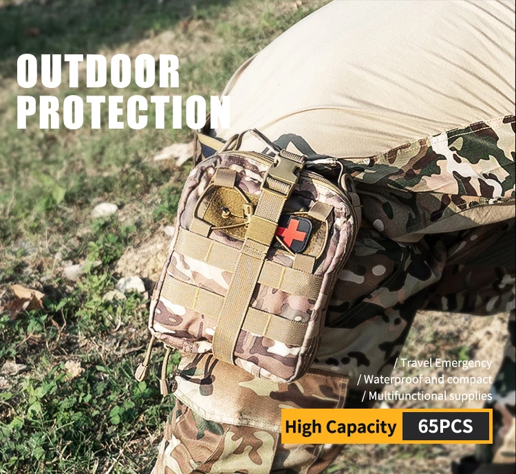 Outdoor Travel First Aid Kit Earthquake Medical Emergency Kit Personal Home Survival Bag