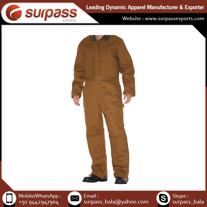 Wholesale OEM Supply Mens Cotton Jumpsuit