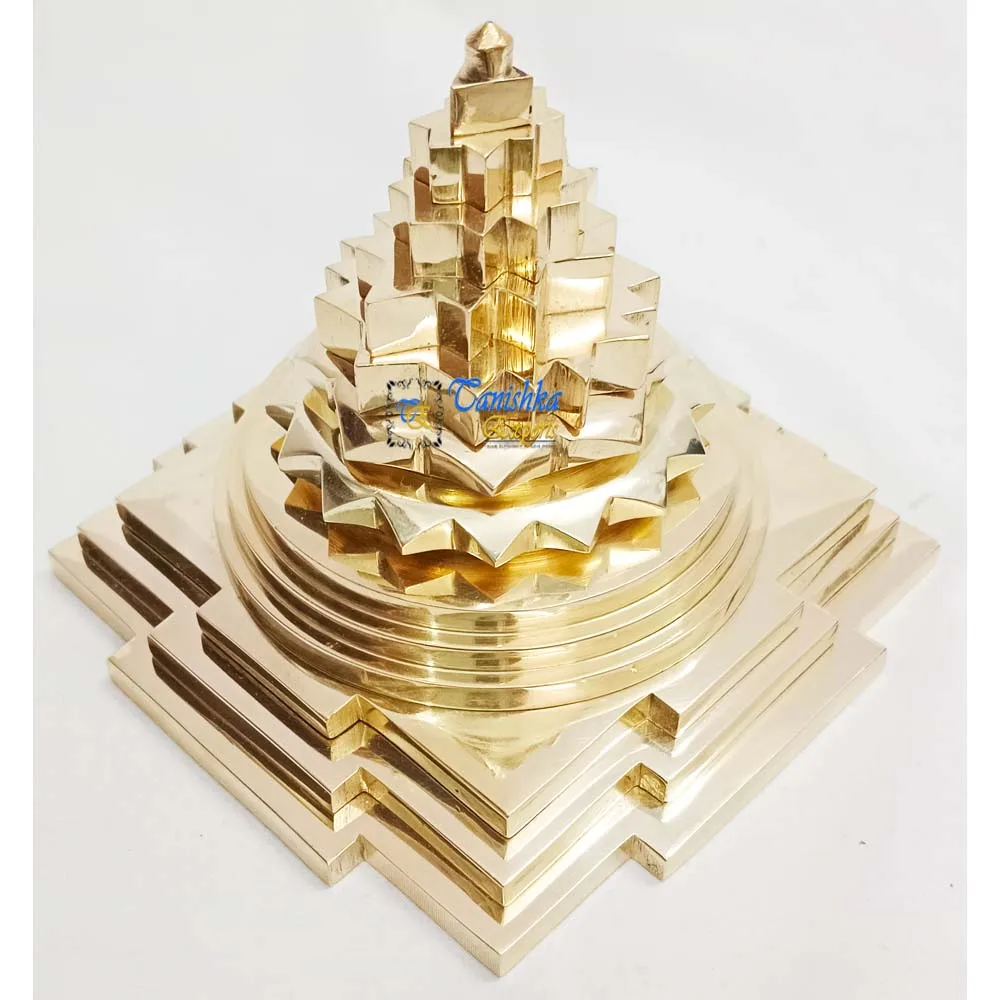 Декоративные меру шри-янтра ведической Шри чакра латунь