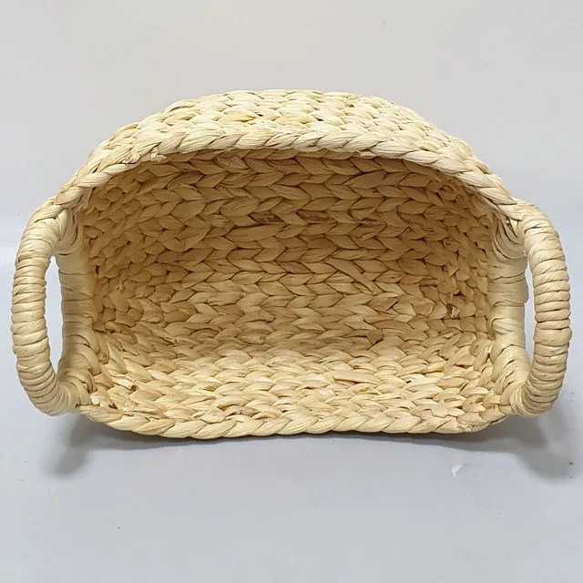 Vietnam jute wholesale wicker basket straw craft wicker craft home derco rattan houseware water hyacinth woven storage basket