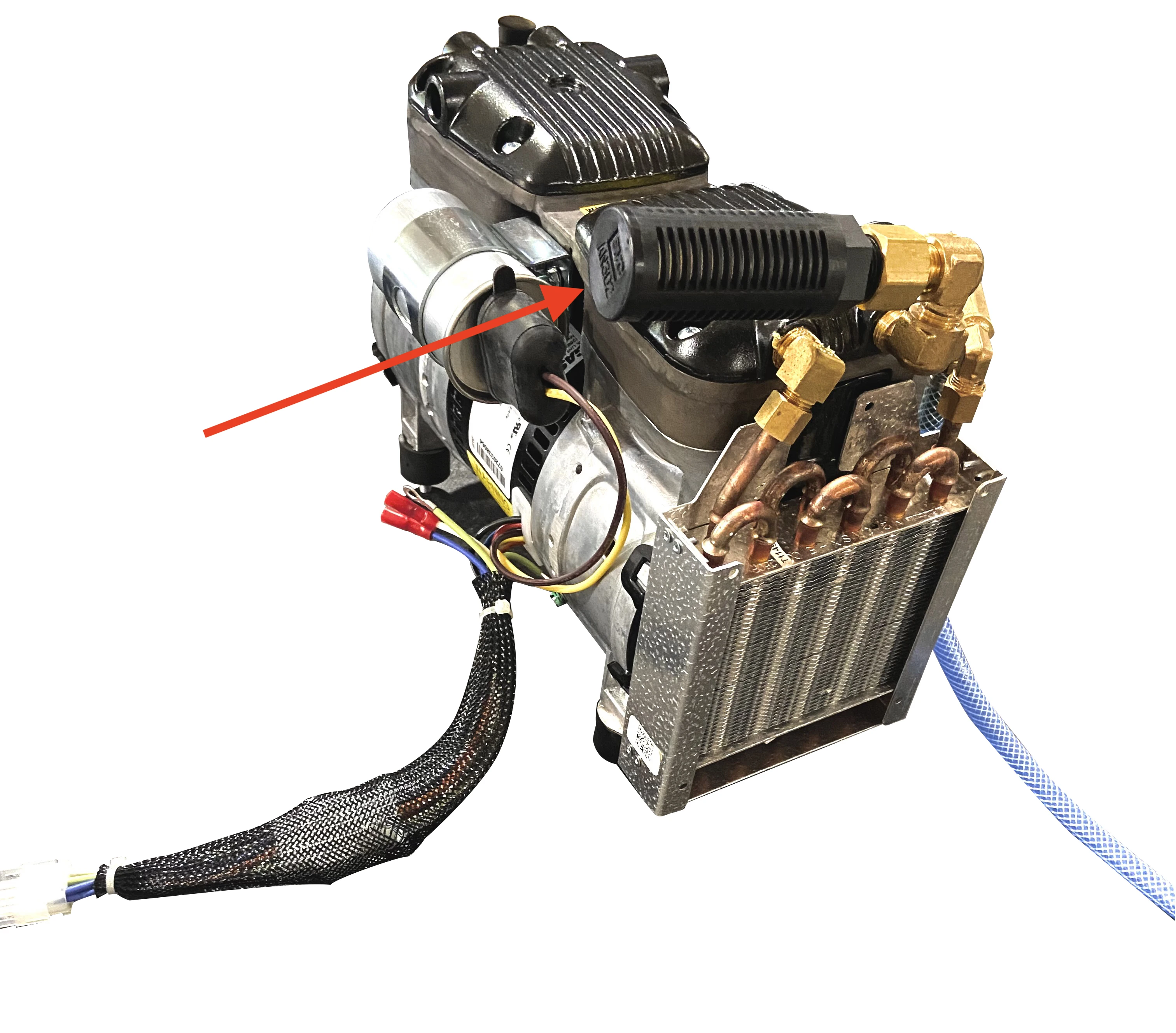 
Flame Resistant Muffler With Brass Fitting 