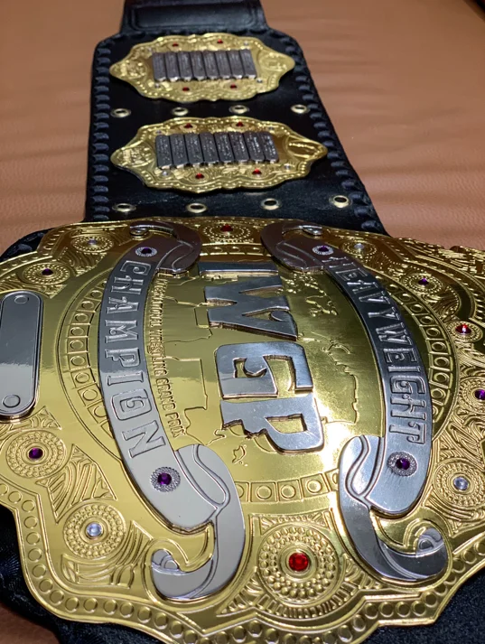 Universal Championship wrestling Belt Adult Size Wrestling Title belt custom brass plates