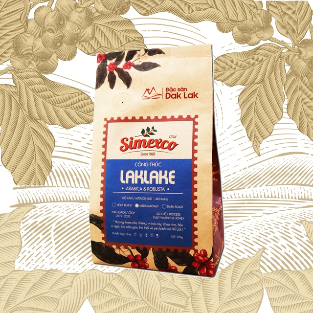 
 Жареные и зернистые кофейные зерна Laklake  