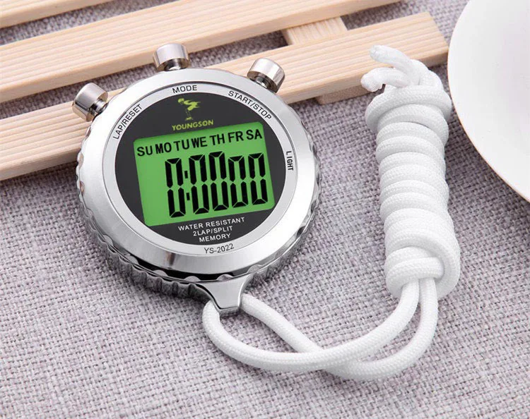 
Factory New High Quality Large Chronometers Digital Stopwatch With Sound 