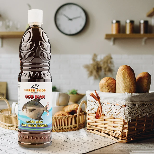 Best selling lower blood pressure Pomfret Brand Fish Sauce suitable for savoury dish