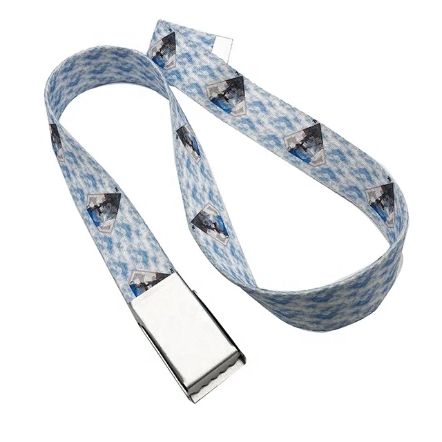 Promotion Gift Customized Fashionable Cartoon Sublimation Printing Waist Belts for Kids