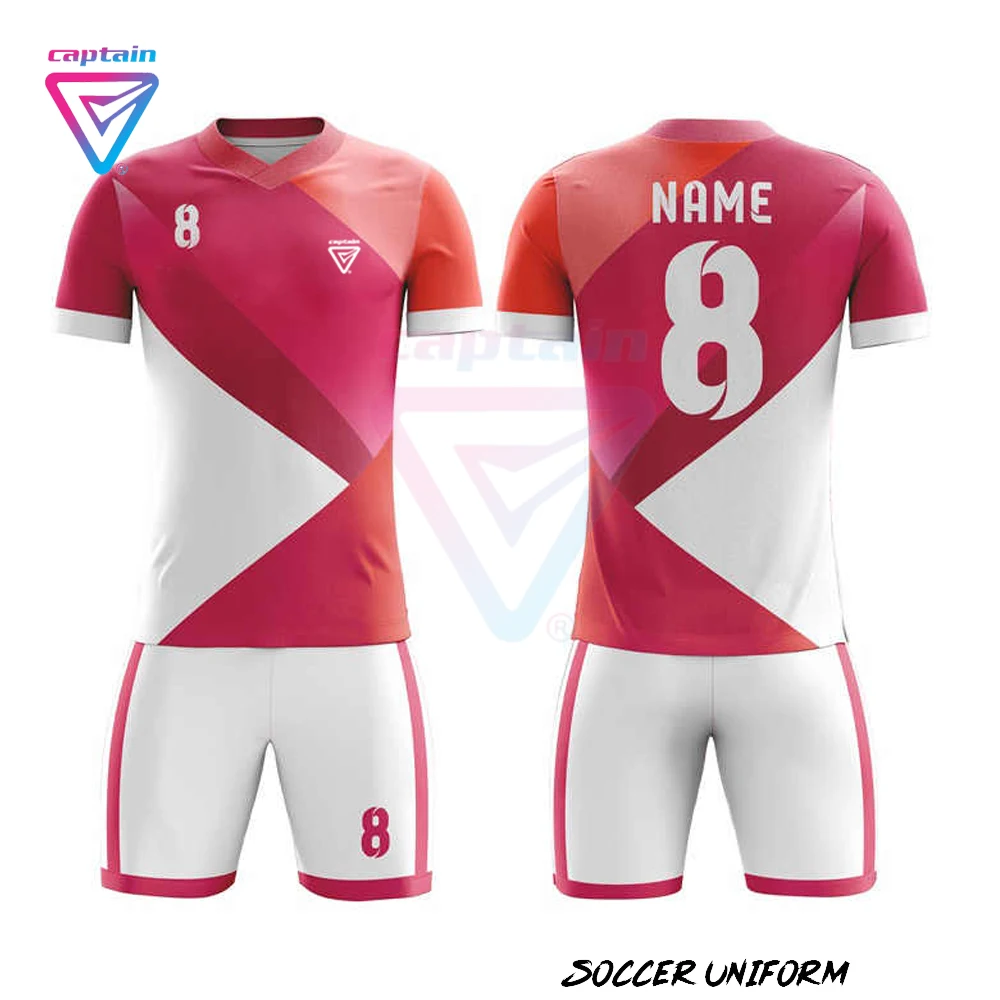  Оптовая продажа униформа футбольной команды спортивный комплект с коротким рукавом