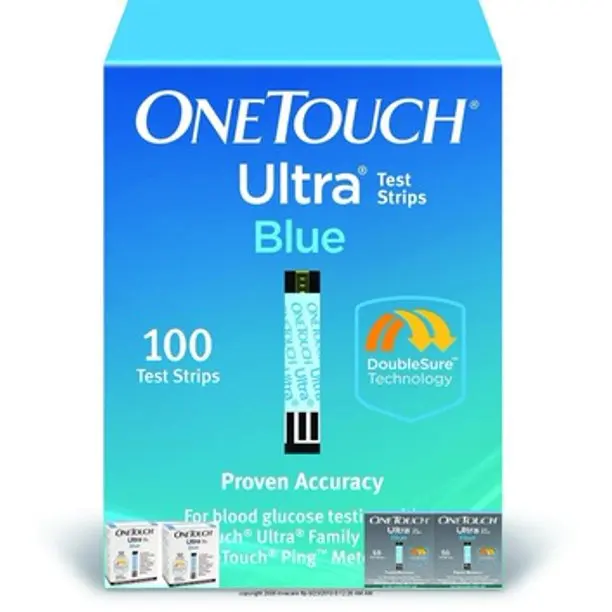 
One Touch Blue Blood Glucose Diabetic Test Strips- 50ct 