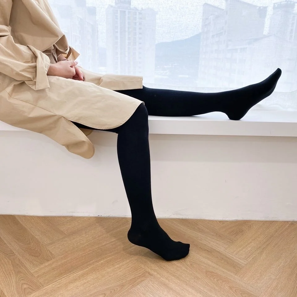 Women wholesale crossover Tights cotton tiktok leggings Made in Korea custom logo Korea OEM ODM