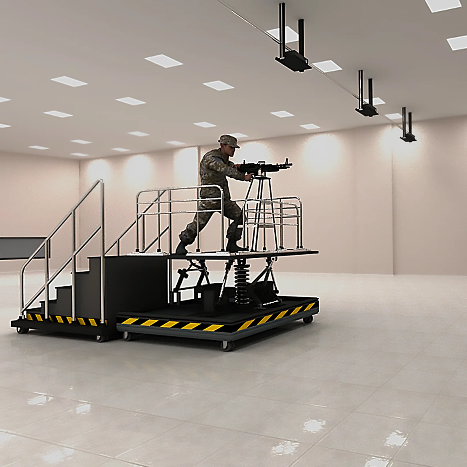 (BEST PRICE) Shooting Simulator with Lasers or Real Guns (High Quality, High Fidelity, European Standards)