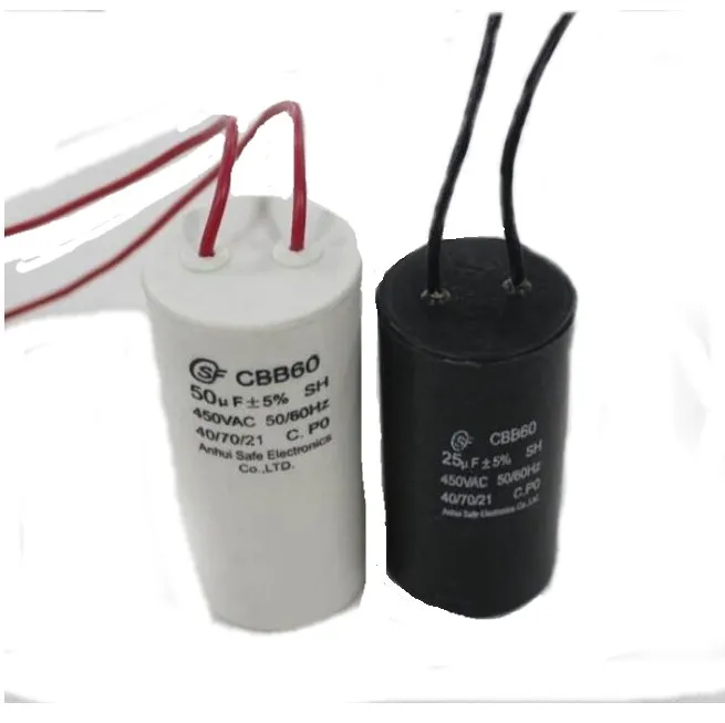 Fan Motor Capacitor Refrigerator Capacitor Washing Machine Capacitor