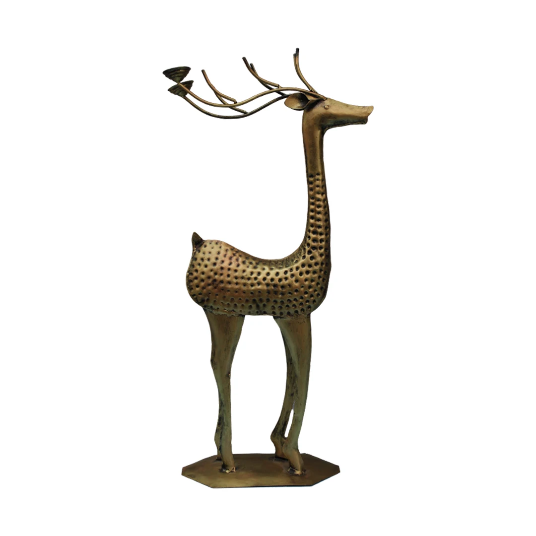 
DEER shape Newest Amazon Hot Selling Custom Decorative Metal eco friendly colors Luxury Party Office Home Table decoration 