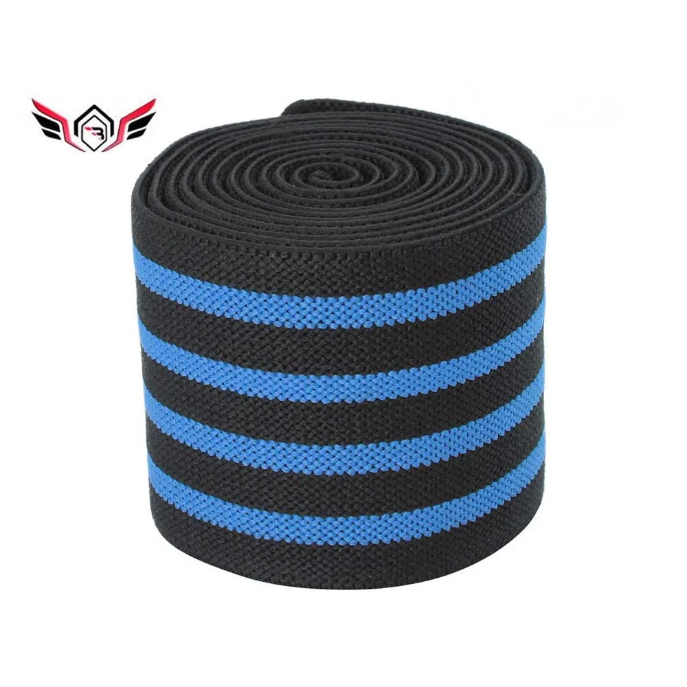 Custom Made Weightlifting Knee Wraps For Compression Weight Lifting Knee Protection Wraps 2024