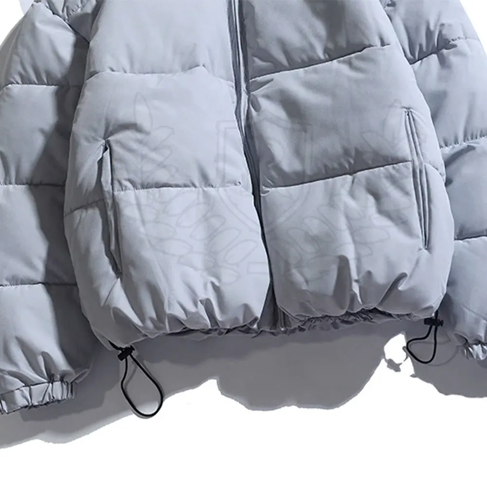 Men Fashion New Design Winter Puffer Shiny Jacket Warm Padding Wholesale Bubble Jacket