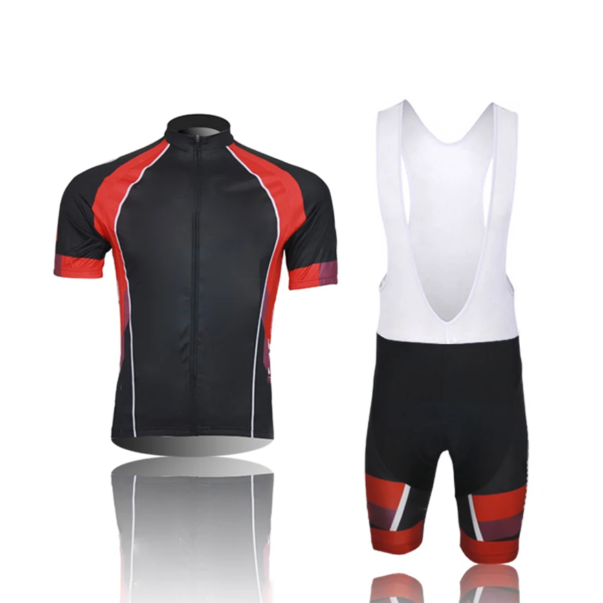 Unisex Cycling Sportswear Set Customizable Half Sleeve Long Sleeve Cycling Jersey with Shorts Plus Size OEM Supply for Adults