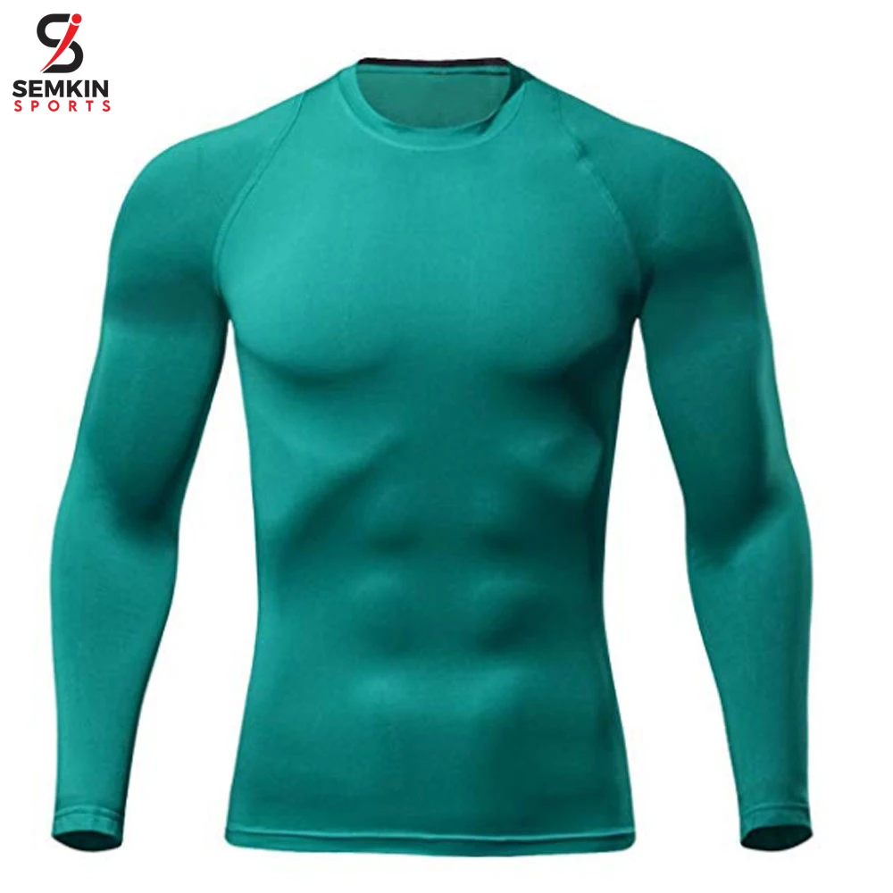 Оптовая продажа пользовательский сублимационный простой новый фитнес ММА топ гвардия для мужчин Рашгард 2021