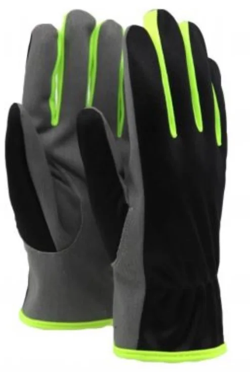  Зимние перчатки из синтетической кожи Amara с черной трикотажной тканью лучшее качество