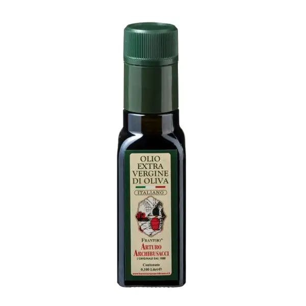 Best Extra Virgin Olive Oil 100 % Italian Cold Pressed 0,10 Lt. Bott. Classic Fruity for restaurant