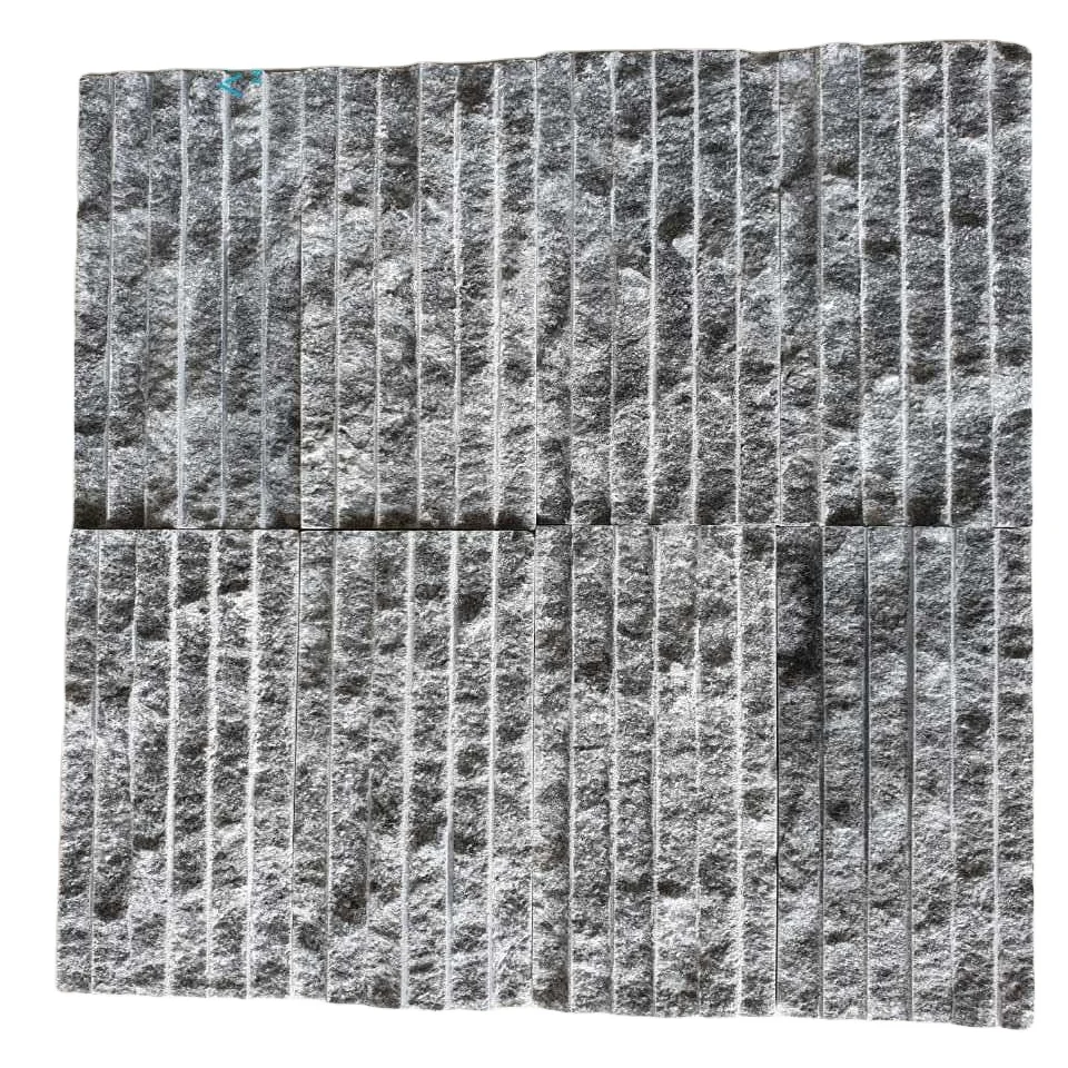 HOT PROMOTION BLACK LINE CHISELED 10*20*1.5CM- NATURAL QUART FROM VIETNAM -MANUFACTURER-QUARRIES OWNER