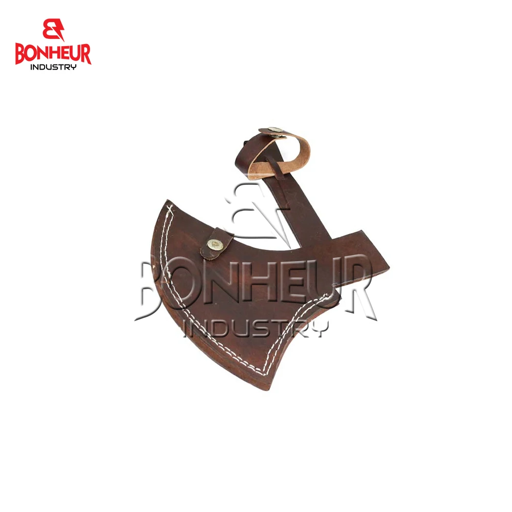 Топор Ручной работы из дамасской стали топор в стиле викингов с кожаным чехлом для кемпинга на открытом воздухе