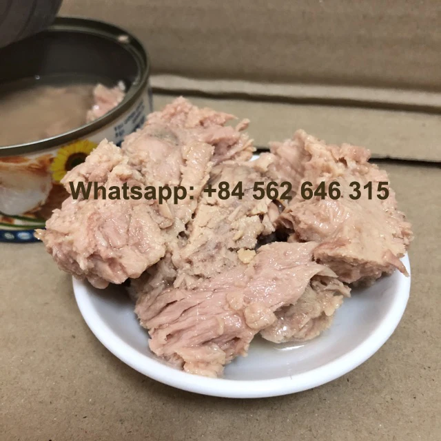 Tuna in Sunflower oil | Canned seafood | Vietnam Origin | High quality | Manufacturer price | Good for health