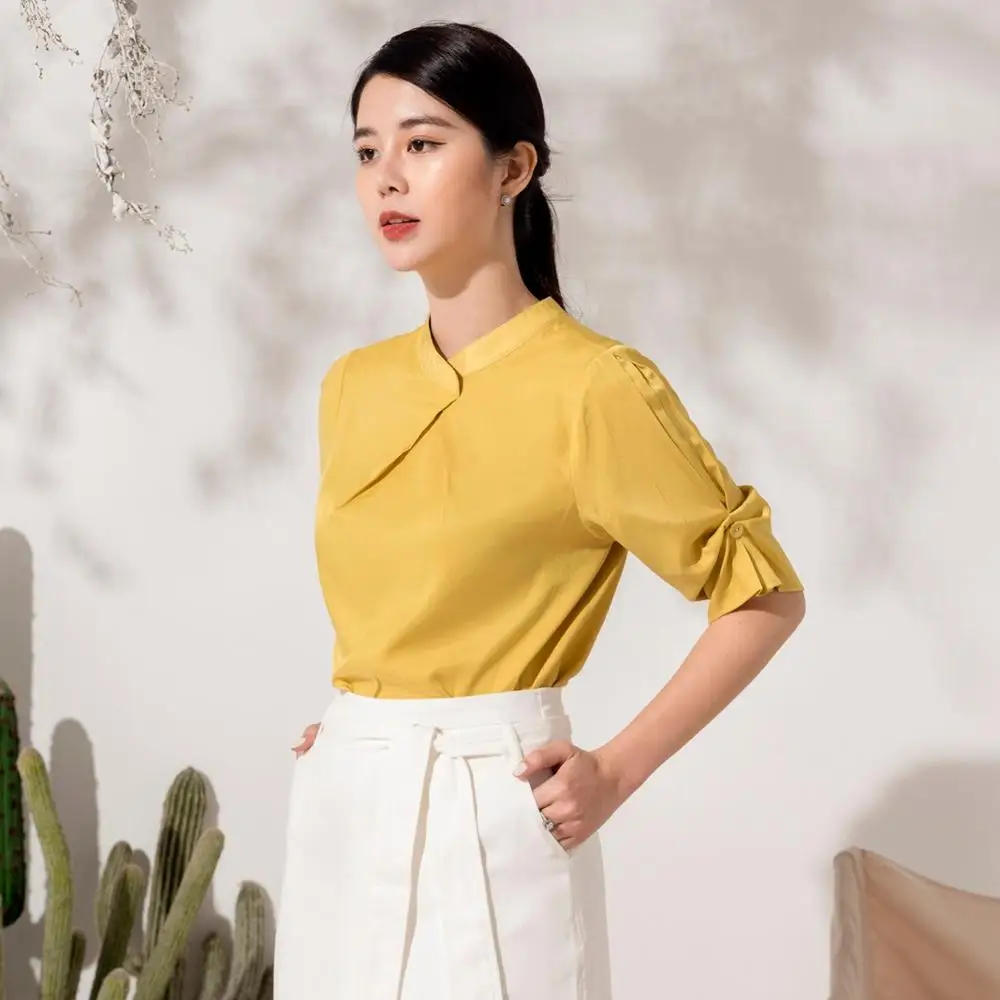 
Cotton Skirt Manufacture Price Basic Summer Mommy and Me Women Blouses & Tops Shirt / Blouse Plus Size Button Formal OEM Service 