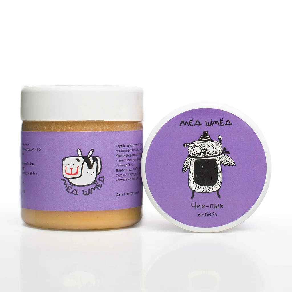 
Имбирный кремовый МЕДОВЫЙ СИРОП 