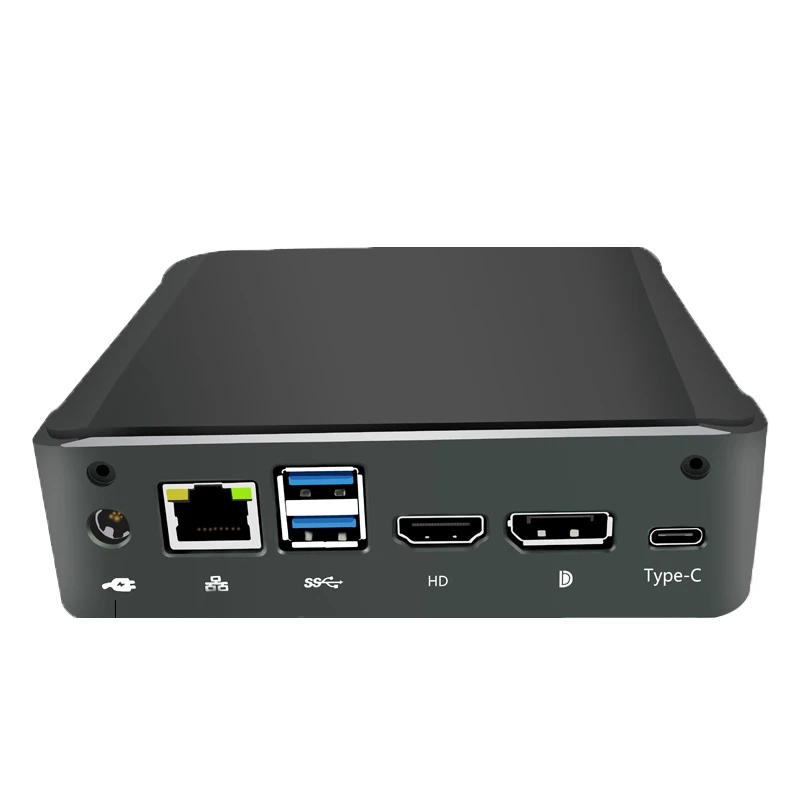
Industrial control computer seven generations i3i5i7 mini industrial control mini office home computer host gigabit network port 