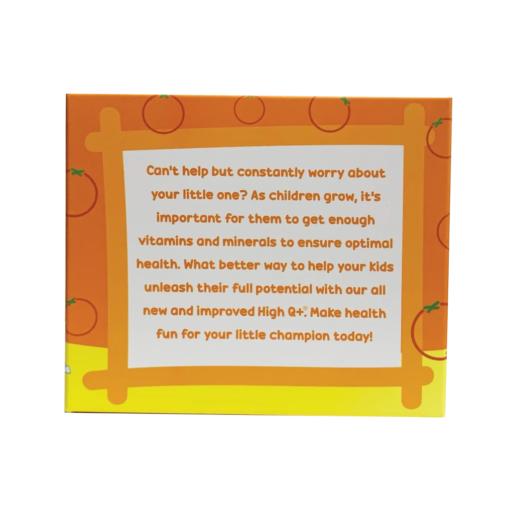 Vitamins Type Healthcare Supplement 2-3 Years Shelf Life High Q + Orange 36 Chewable Tablets From Singapore suitable for kids