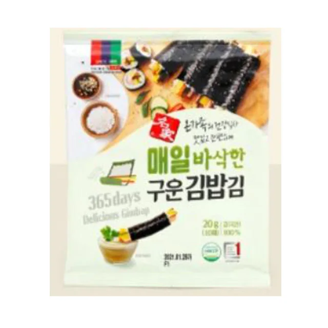 Crispy Seaweed Premium Roasted Korea Seaweed Wholesale Roasted Daily Seaweed Full Sheet