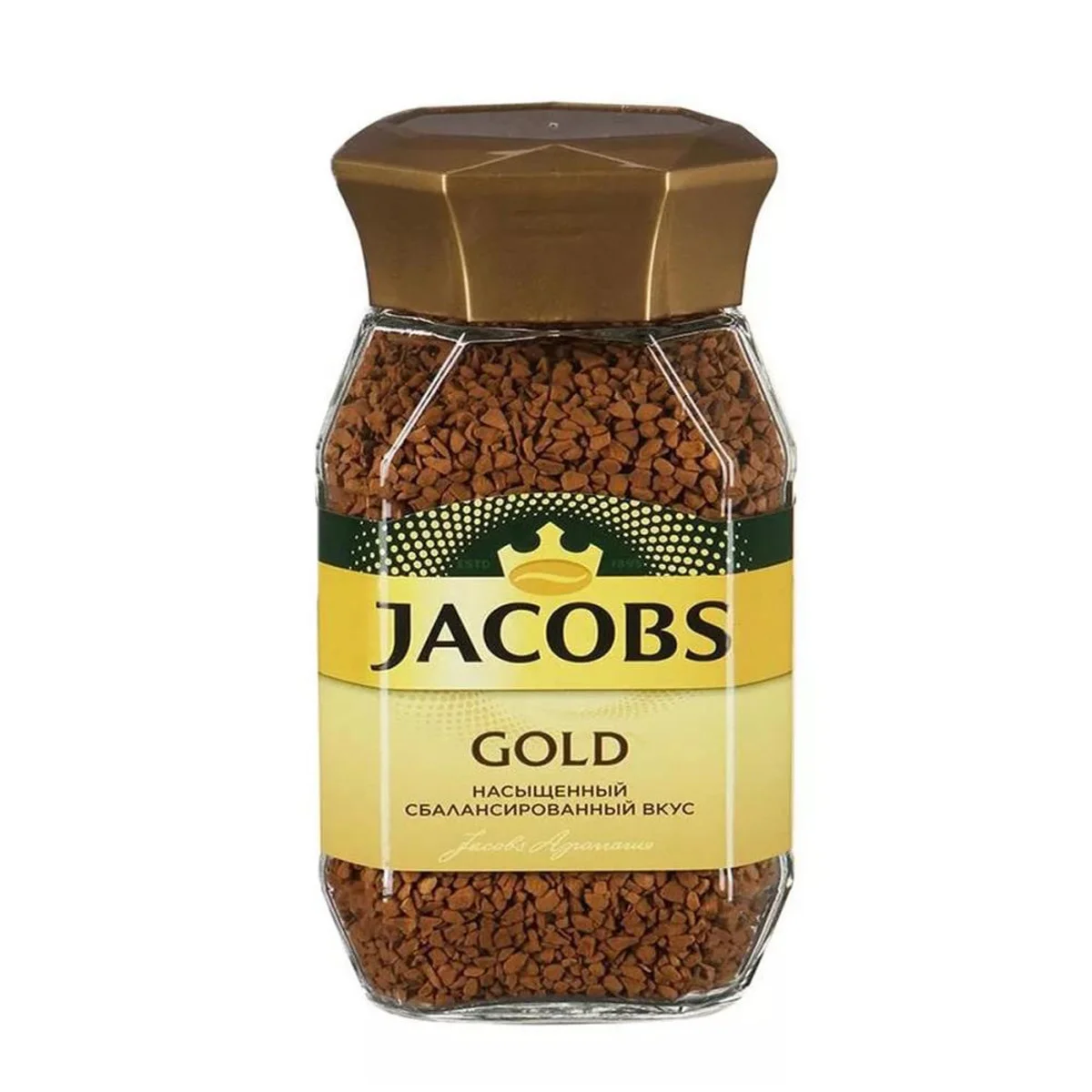 
 Лиофилизированный гранулированный активированный уголь из растворимого кофе в стеклянной банке, ST/b 190gr * 6 шт. JDE, Золотая серия с богатыми и сбалансированным вкусом, оптовая продажа  