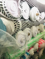 Polyester Spandex Korean Fabric 2021 Multi Colors High Quality Pattern Soft Lining Fabric For Garment Knitted Printing Fabric