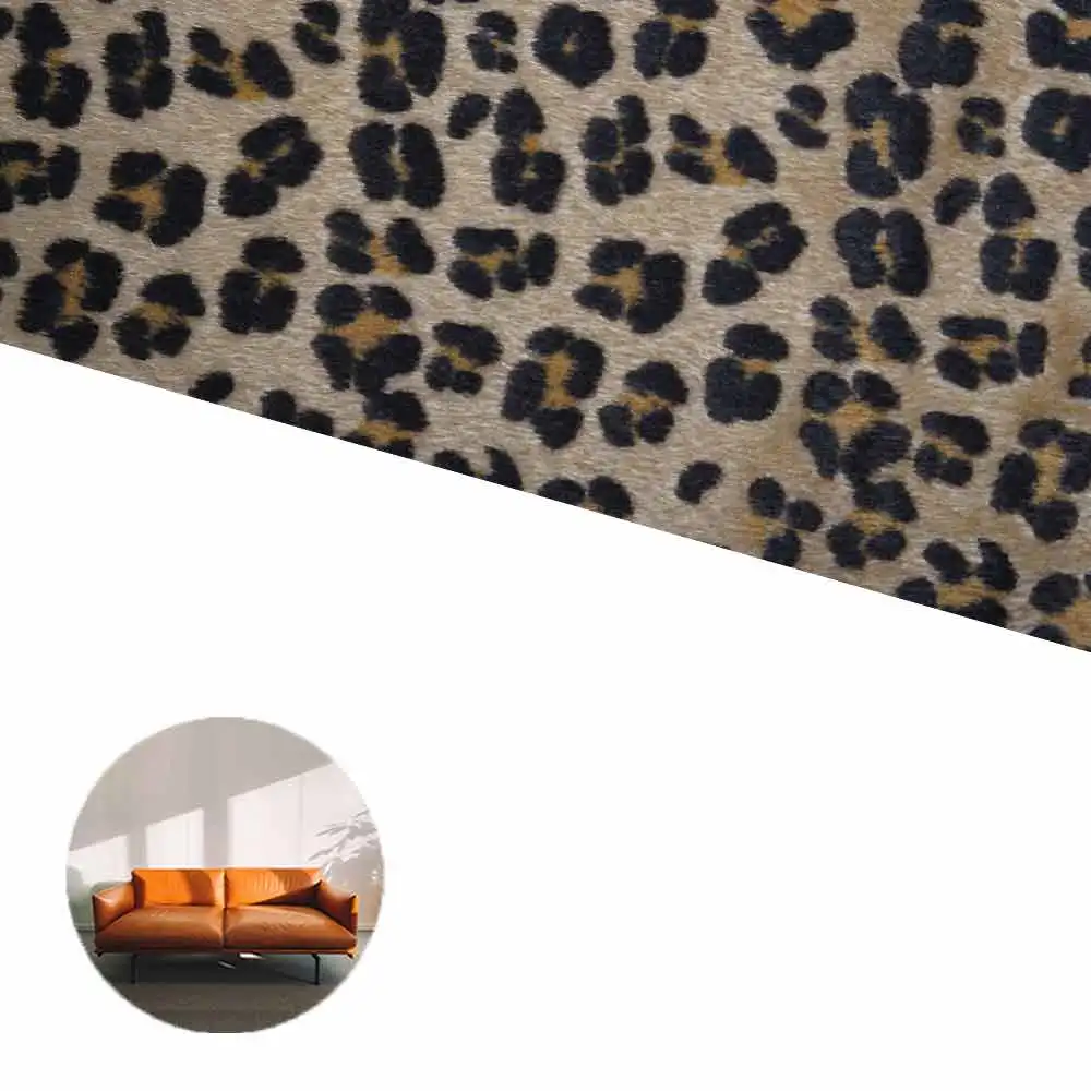 Товары из искусственного винилового меха животных ткань с рисунком для одежды кожаная обувь пробковой кожи