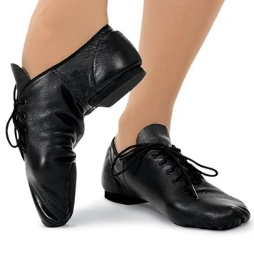 
Custom Jazz leather Shoes in black color with your Logo 